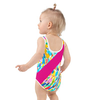 ELLE F WADE P ELLE PINK MISS BERMUDA KID'S SWIMSUIT, Monet