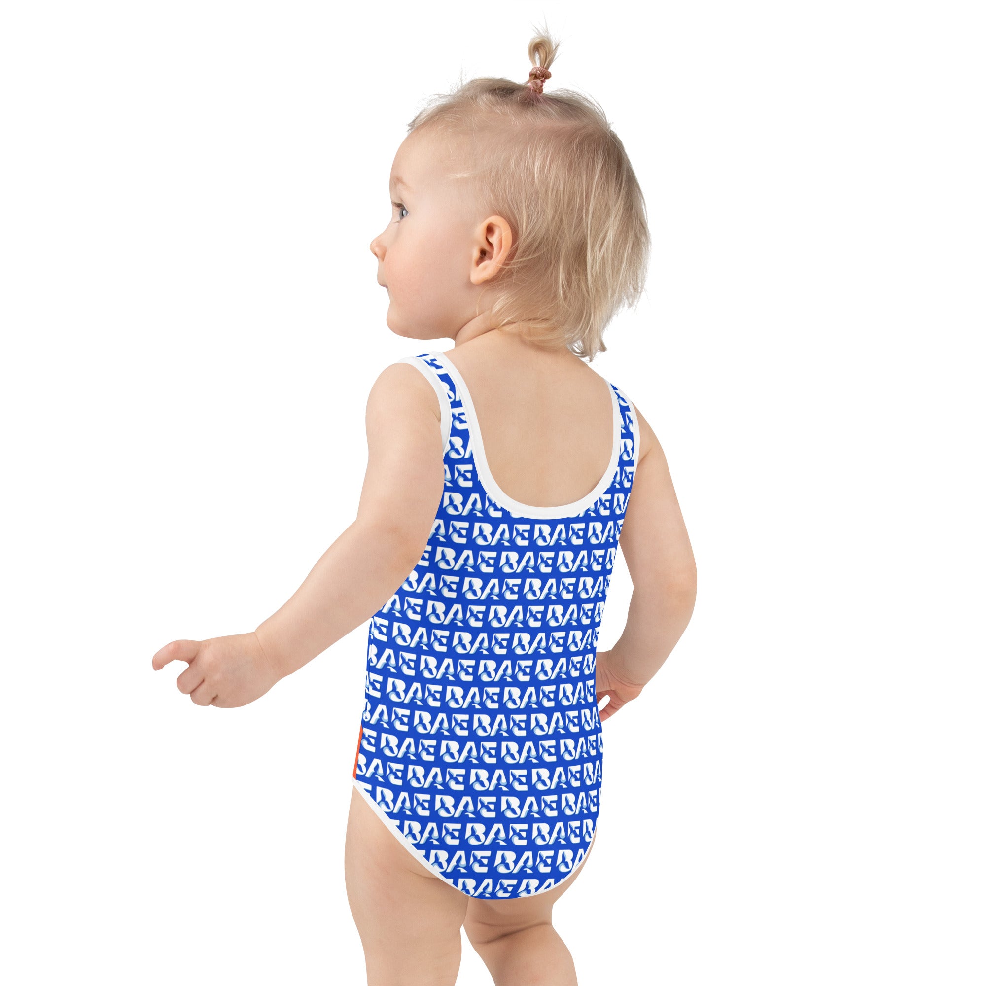 WHALE BAE MIND THE TIDE KID'S SWIMSUIT