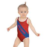 MATCHEY MATCHEY MISS SOMERSET KID'S SWIMSUIT, Damask