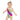 ELLE F WADE P ELLE PINK MISS BERMUDA KID'S SWIMSUIT, Monet