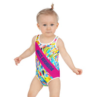 ELLE F WADE P ELLE PINK MISS BERMUDA KID'S SWIMSUIT, Monet