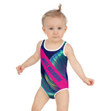 ELLE F WADE P ELLE PINK MISS BERMUDA KID'S SWIMSUIT, Swirl