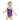 ELLE F WADE P ELLE PINK MISS BERMUDA KID'S SWIMSUIT, Swirl