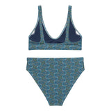 TURTLE BAE UM RIGHT OUTTA MY SHELL TWO PIECE SWIMSUIT, MOSAIC PRINT