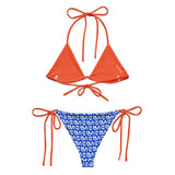 WHALE BAE MIND THE TIDE RECYCLED STRING BIKINI