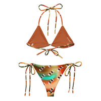 TOBACCO BAE UM GOING BACK NAT'RAL RECYCLED STRING BIKINI