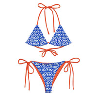 WHALE BAE MIND THE TIDE RECYCLED STRING BIKINI