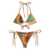 TOBACCO BAE UM GOING BACK NAT'RAL RECYCLED STRING BIKINI