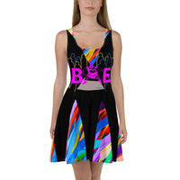 CHURCH & STATE GOM-BAE DRESS, Black A-Line/Multi