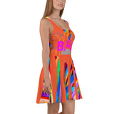 CHURCH & STATE GOM-BAE DRESS, Multi Back Straps,Orange