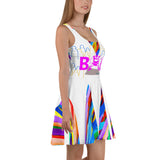 CHURCH & STATE GOM-BAE DRESS, White A-Line/Multi